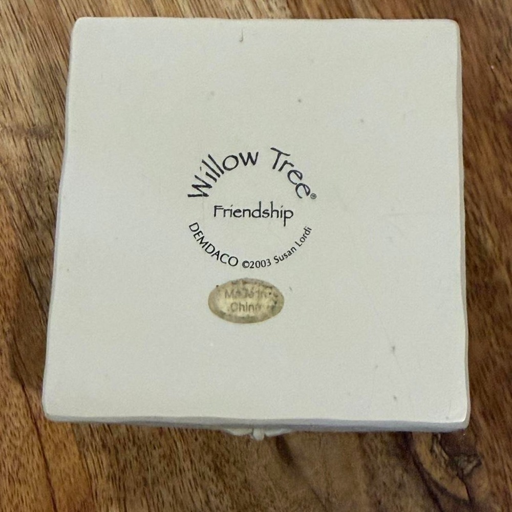 Willow Tree Cream and Brown Keepsake Box - Picture 5 of 6